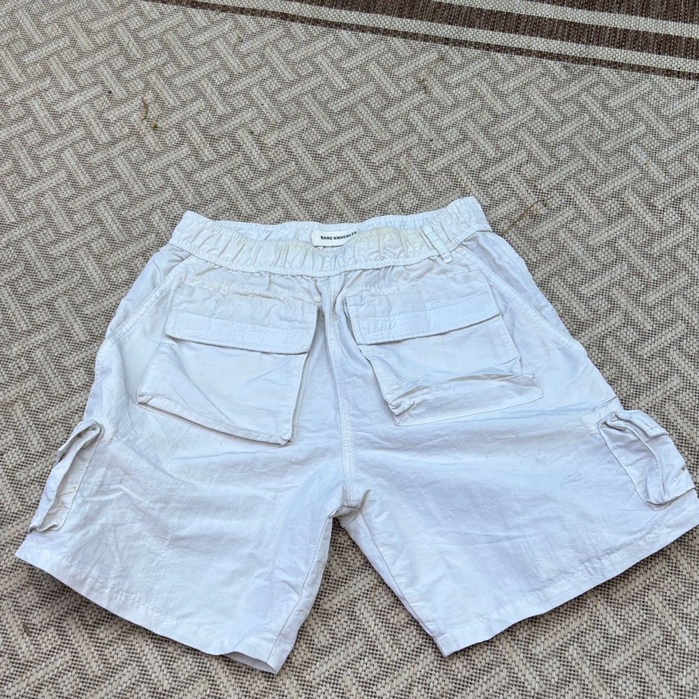 Bare Knuckles off white Double Sided Tactical Men's Cargo Shorts